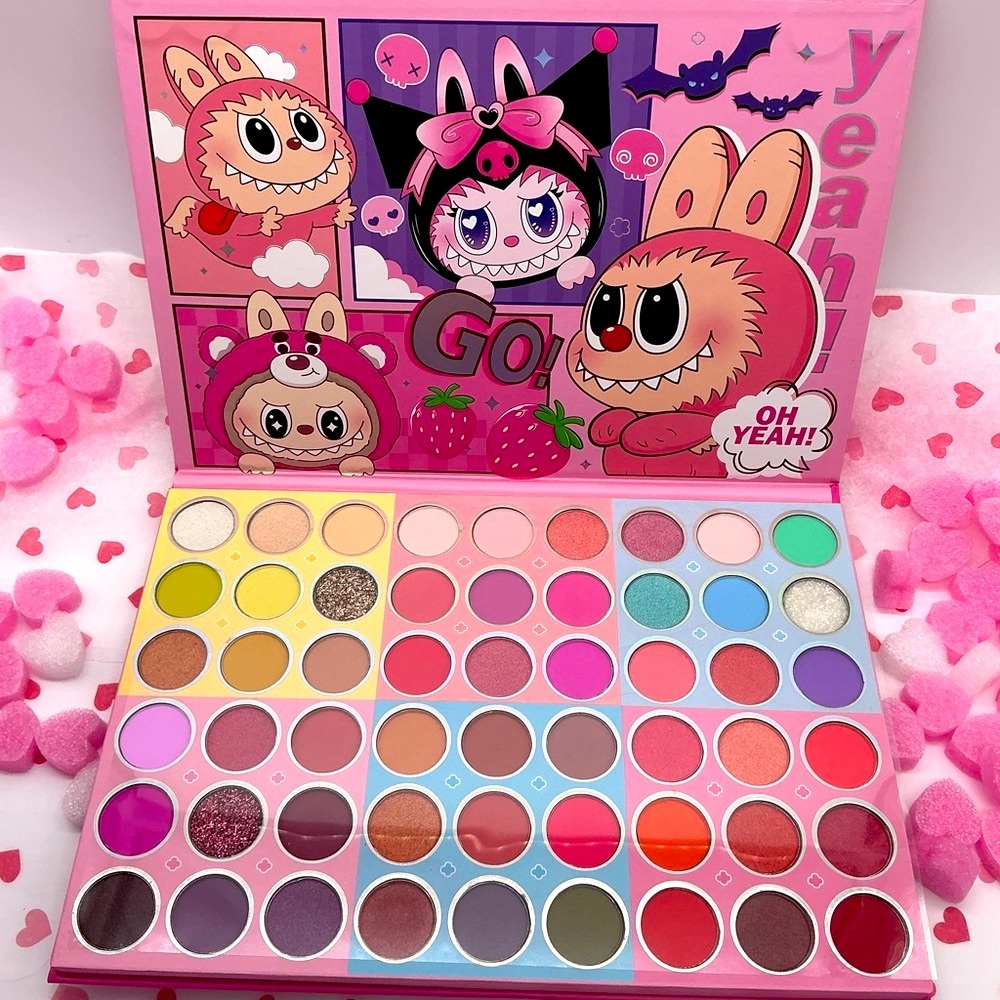 Labubu Inspired Colorful Eyeshadow Palette